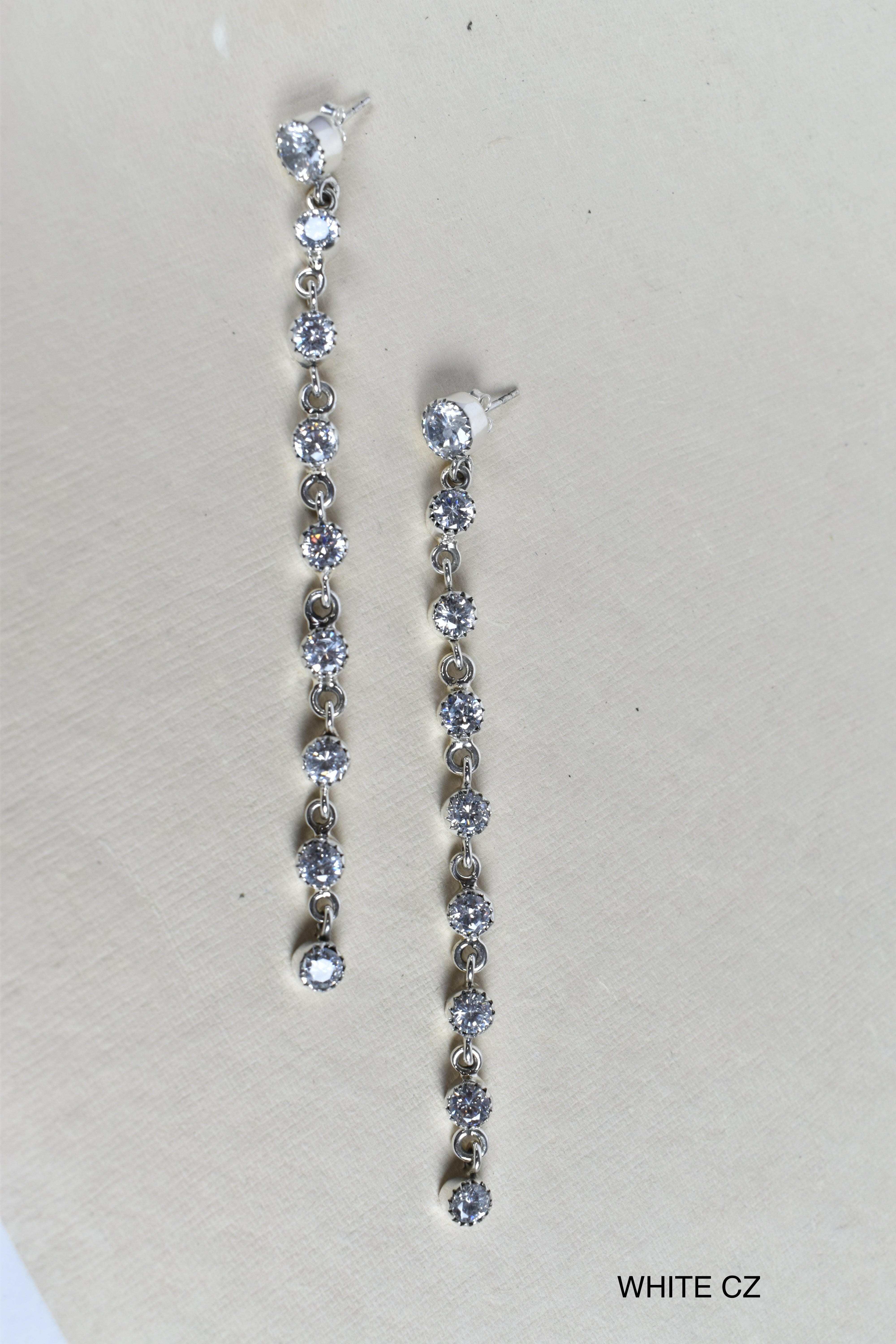 String Em Up Elegant Dangle Earrings MADE TO ORDER-Drop Earrings-Krush Kandy, Women's Online Fashion Boutique Located in Phoenix, Arizona (Scottsdale Area)