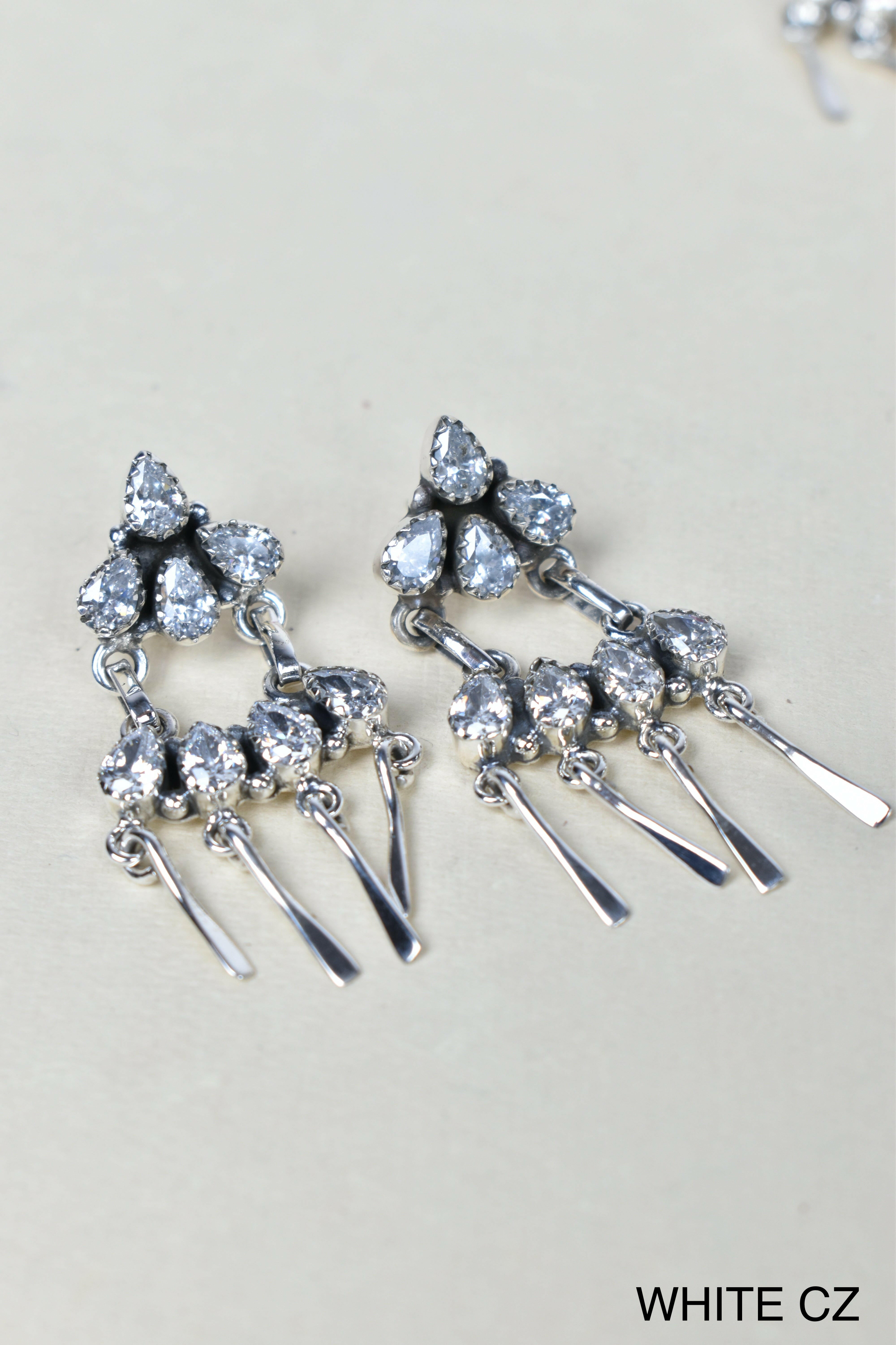 Tickle Me Pretty Sterling Silver Earrings-Drop Earrings-Krush Kandy, Women's Online Fashion Boutique Located in Phoenix, Arizona (Scottsdale Area)