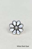 A Daisy A Day Keeps The Blues Away Ring-Cluster Rings-Krush Kandy, Women's Online Fashion Boutique Located in Phoenix, Arizona (Scottsdale Area)