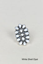 Stellar Sterling Silver Cluster Brooch Ring-Rings-Krush Kandy, Women's Online Fashion Boutique Located in Phoenix, Arizona (Scottsdale Area)
