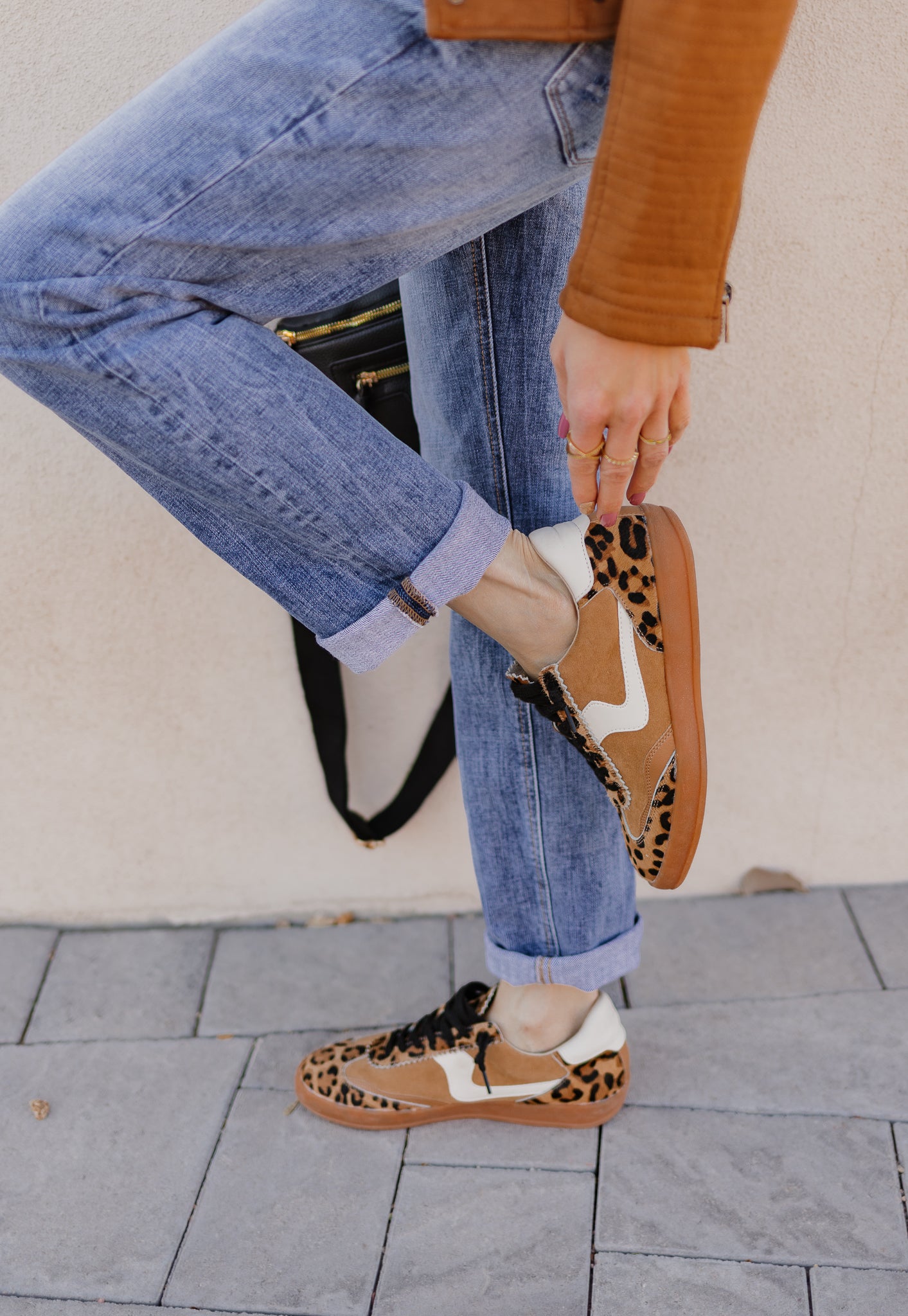 Wild Stride Leopard Sneakers-Sneakers-Krush Kandy, Women's Online Fashion Boutique Located in Phoenix, Arizona (Scottsdale Area)