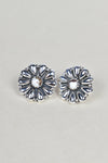 Sterling Silver Daisy Concho Stud Earrings-Stud Earrings-Krush Kandy, Women's Online Fashion Boutique Located in Phoenix, Arizona (Scottsdale Area)