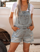 Destroy Wash Overalls-Overalls-Krush Kandy, Women's Online Fashion Boutique Located in Phoenix, Arizona (Scottsdale Area)