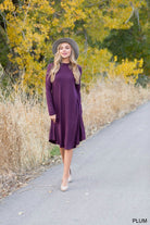 Fall Tee Dress With Pockets | S-L, 10 colors-Dresses-Krush Kandy, Women's Online Fashion Boutique Located in Phoenix, Arizona (Scottsdale Area)