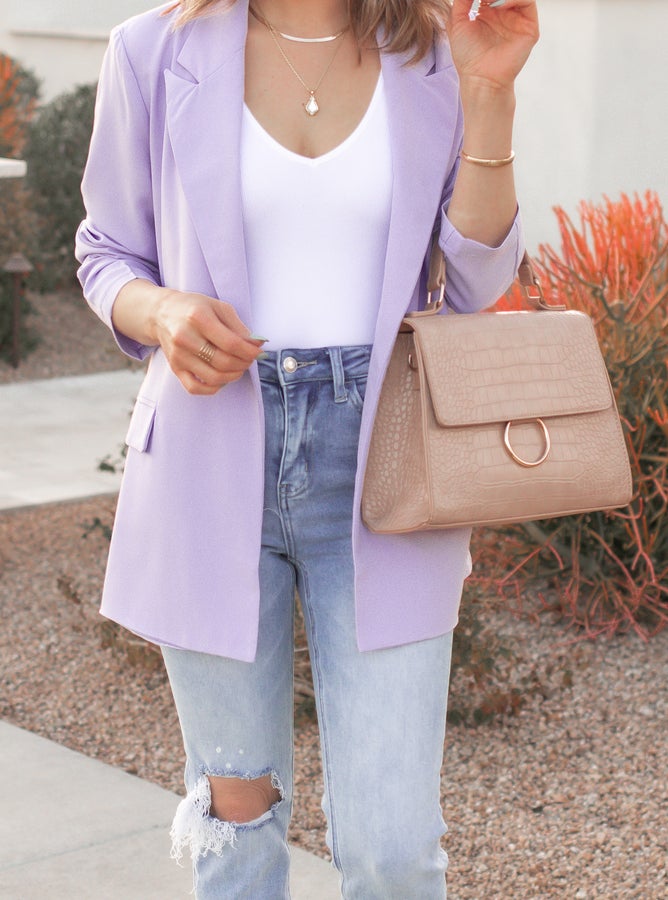 Meeting At Noon Oversized Blazer Jacket | 3 Colors-Blazers-Krush Kandy, Women's Online Fashion Boutique Located in Phoenix, Arizona (Scottsdale Area)