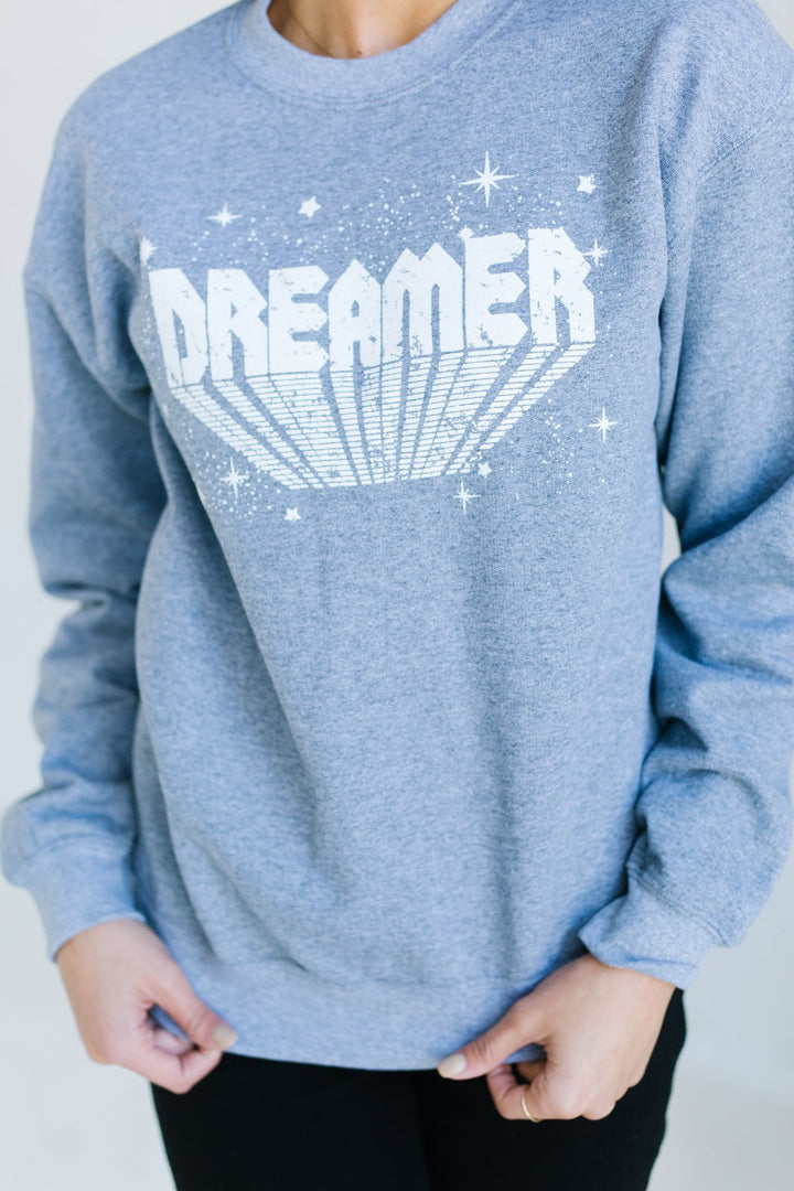 Dreamer Sweatshirt-Sweaters-Krush Kandy, Women's Online Fashion Boutique Located in Phoenix, Arizona (Scottsdale Area)