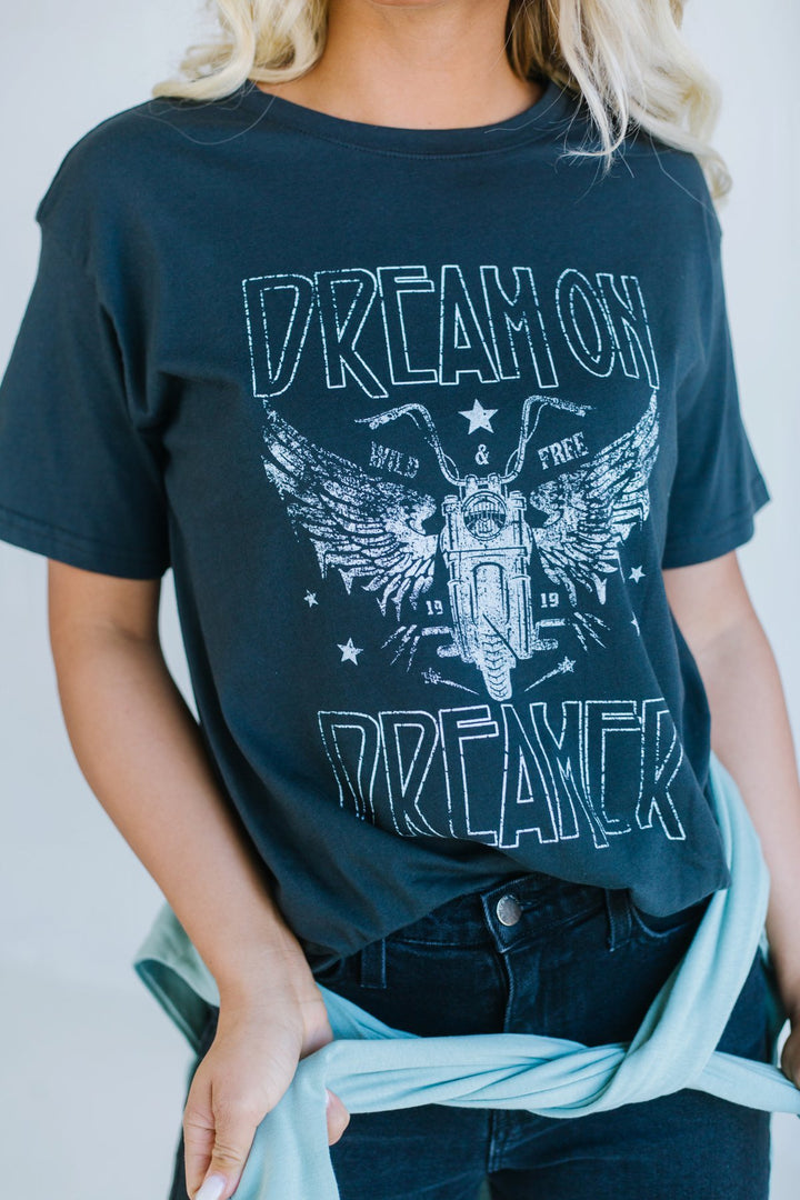Dream On Tee-Tops-Krush Kandy, Women's Online Fashion Boutique Located in Phoenix, Arizona (Scottsdale Area)