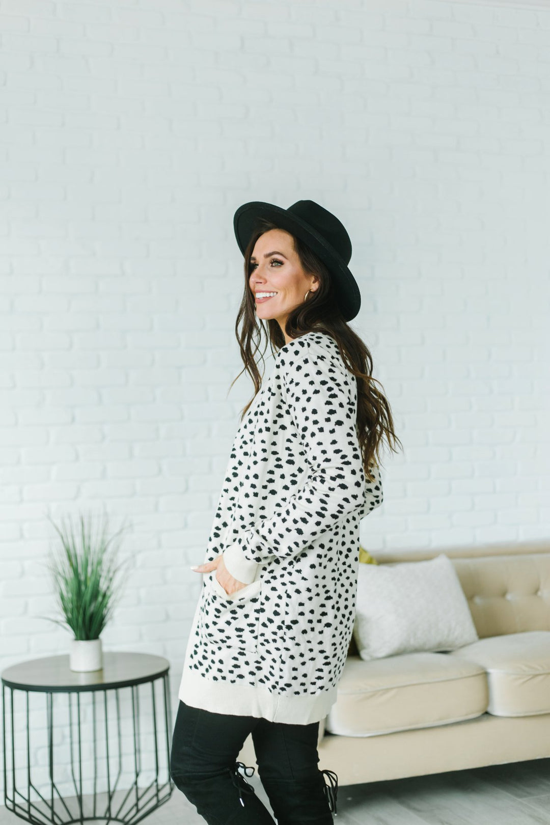 Cheetah Print Pocket Cardigan-Cardigans-Krush Kandy, Women's Online Fashion Boutique Located in Phoenix, Arizona (Scottsdale Area)