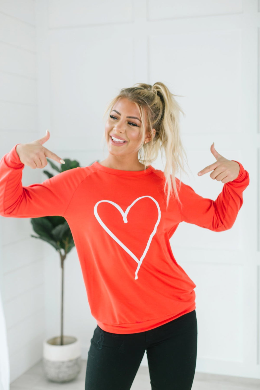 Hearts Of Love Pullover-Pullovers-Krush Kandy, Women's Online Fashion Boutique Located in Phoenix, Arizona (Scottsdale Area)