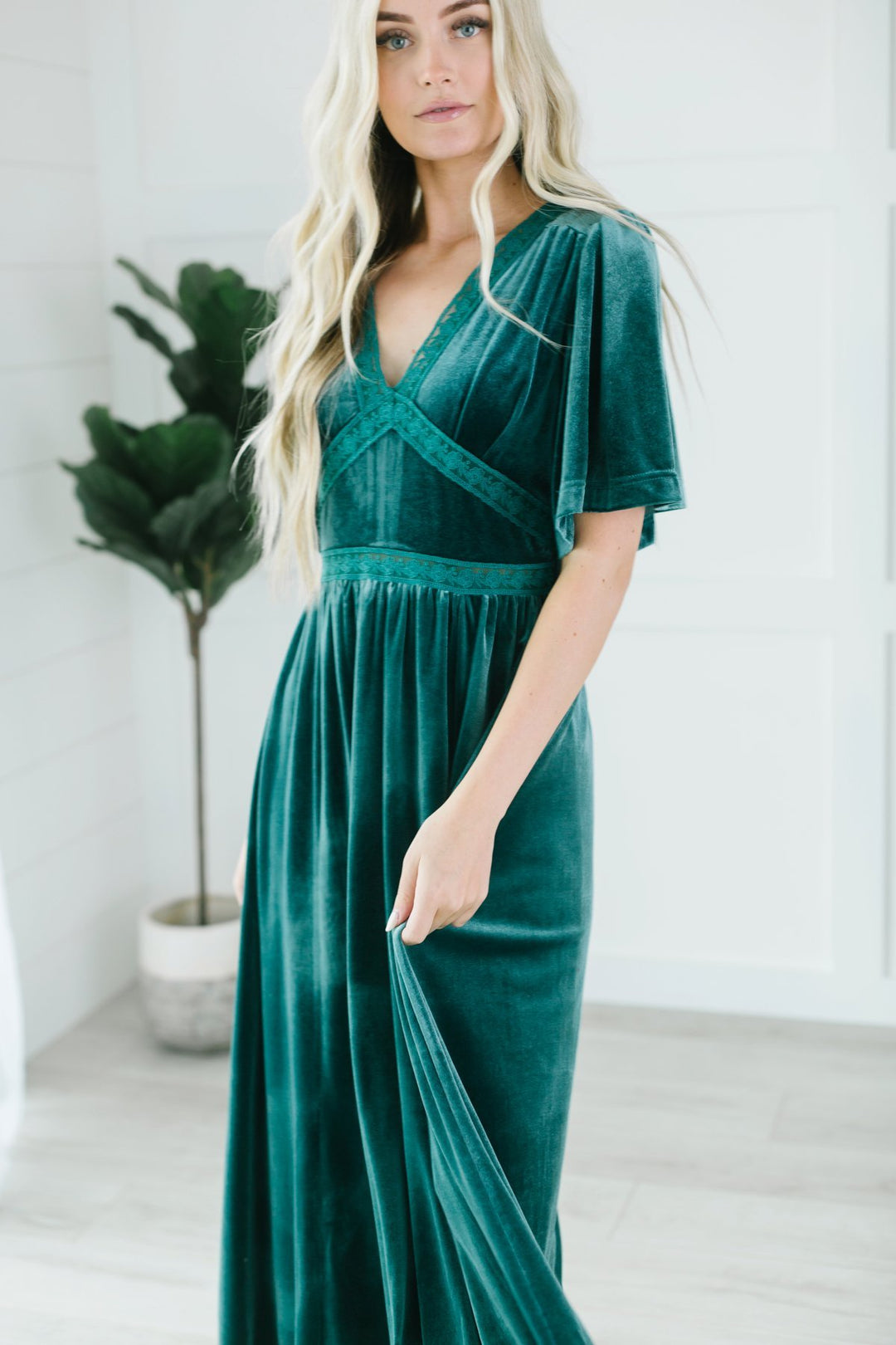 Soft Velvet Dress-Dresses-Krush Kandy, Women's Online Fashion Boutique Located in Phoenix, Arizona (Scottsdale Area)