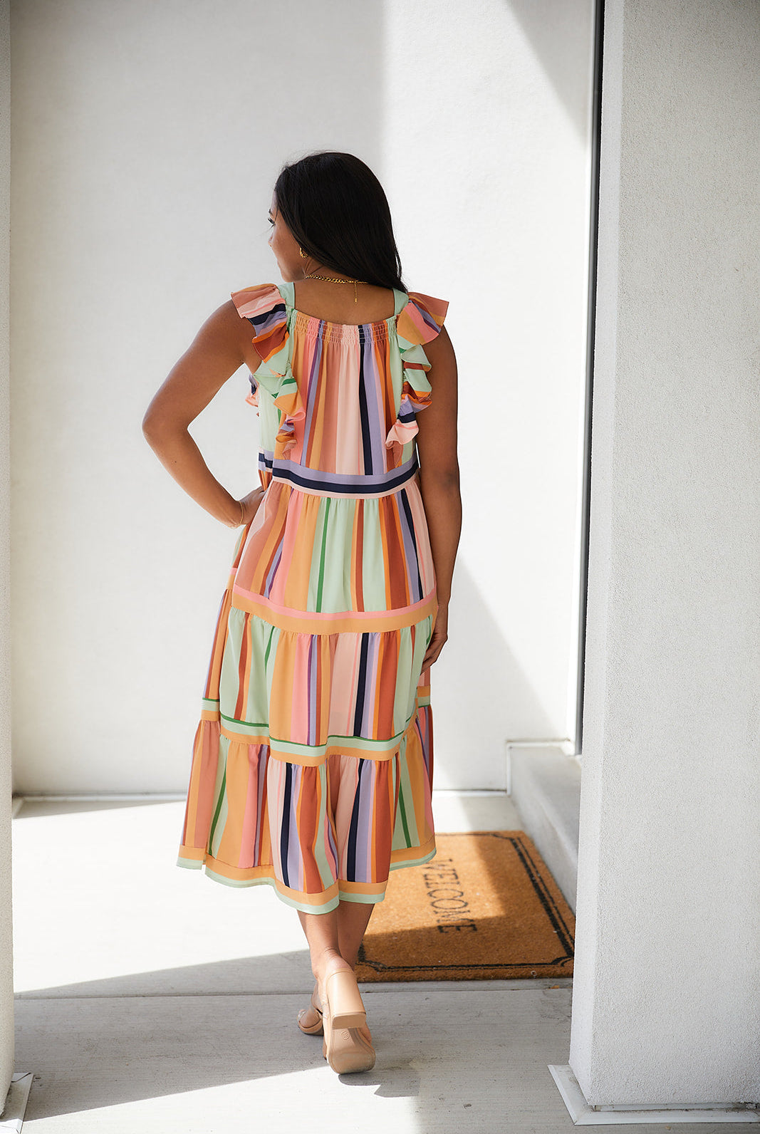 Painted Palette Midi Dress-Dresses-Krush Kandy, Women's Online Fashion Boutique Located in Phoenix, Arizona (Scottsdale Area)