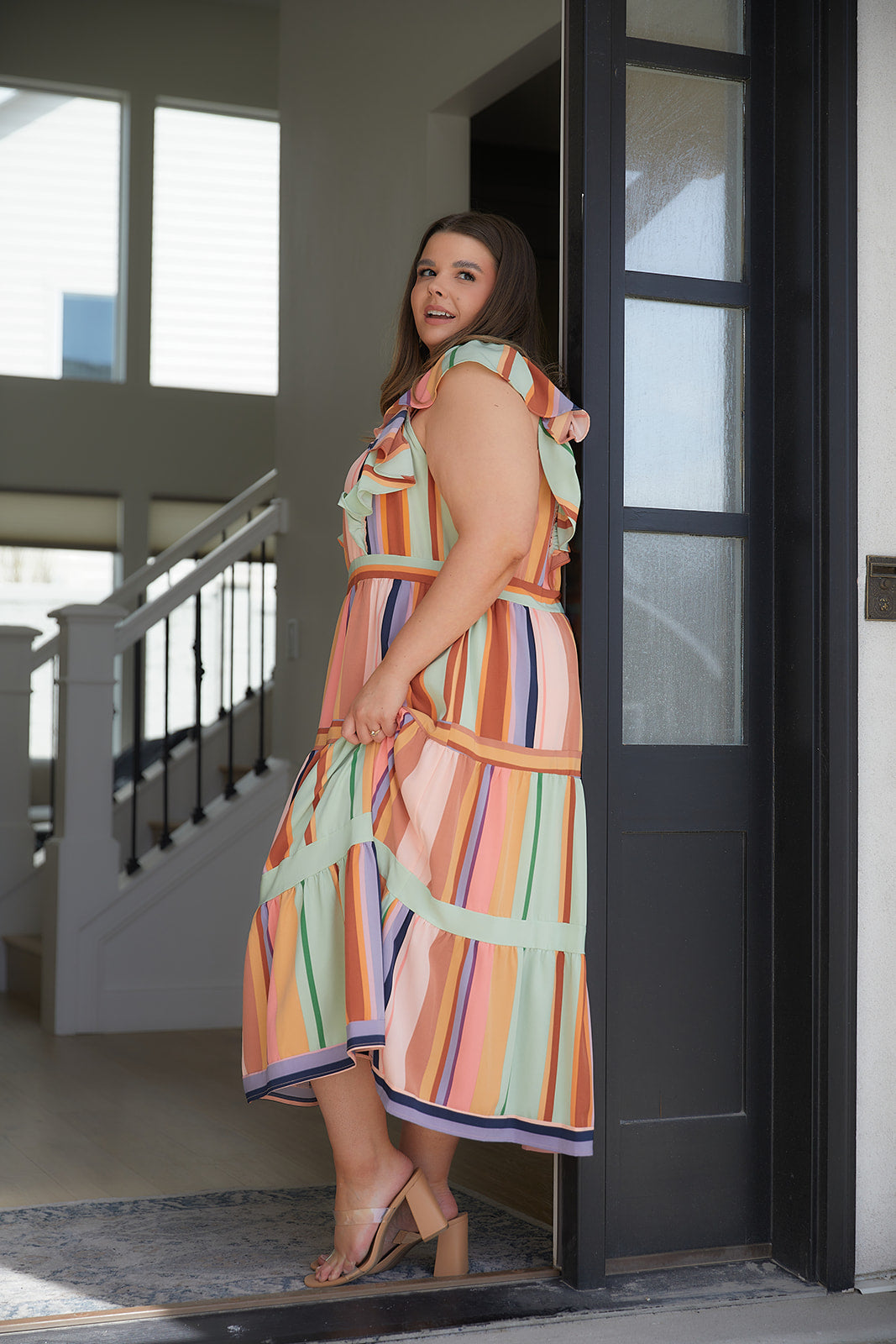 Painted Palette Midi Dress-Dresses-Krush Kandy, Women's Online Fashion Boutique Located in Phoenix, Arizona (Scottsdale Area)