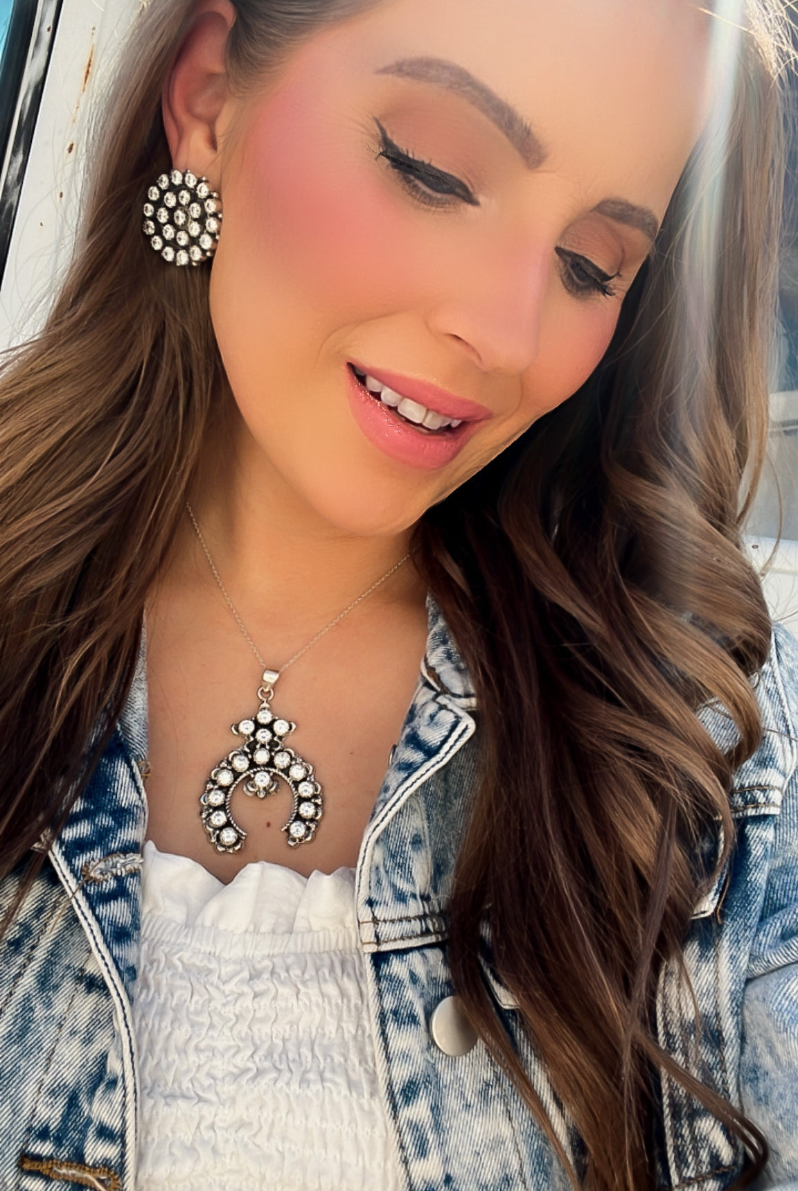 Crowned Horseshoe Sterling Silver Necklace | PRE ORDER NOW OPEN-Necklaces-Krush Kandy, Women's Online Fashion Boutique Located in Phoenix, Arizona (Scottsdale Area)