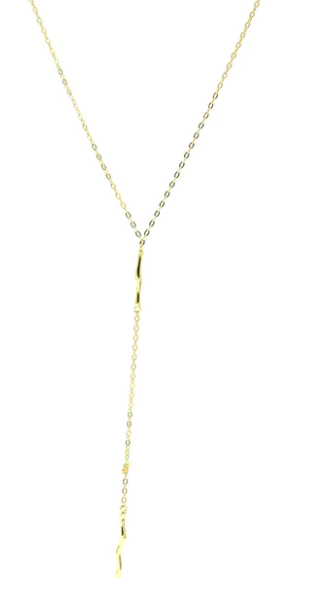 Gold Bar Chain Necklace-Necklaces-Krush Kandy, Women's Online Fashion Boutique Located in Phoenix, Arizona (Scottsdale Area)
