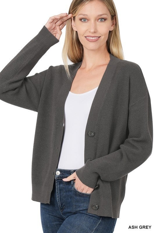 SOFTEST Button Front Cardigan | S-XL-Cardigans-Krush Kandy, Women's Online Fashion Boutique Located in Phoenix, Arizona (Scottsdale Area)
