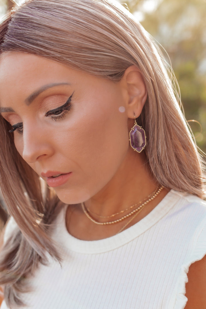 Krush Kouture: The Samaiya Stone Earrings | 4 stone options-Earrings-Krush Kandy, Women's Online Fashion Boutique Located in Phoenix, Arizona (Scottsdale Area)