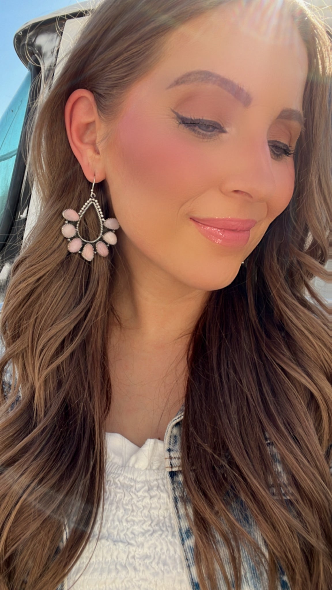 Brielle Flare Sterling Silver Earring-Earrings-Krush Kandy, Women's Online Fashion Boutique Located in Phoenix, Arizona (Scottsdale Area)