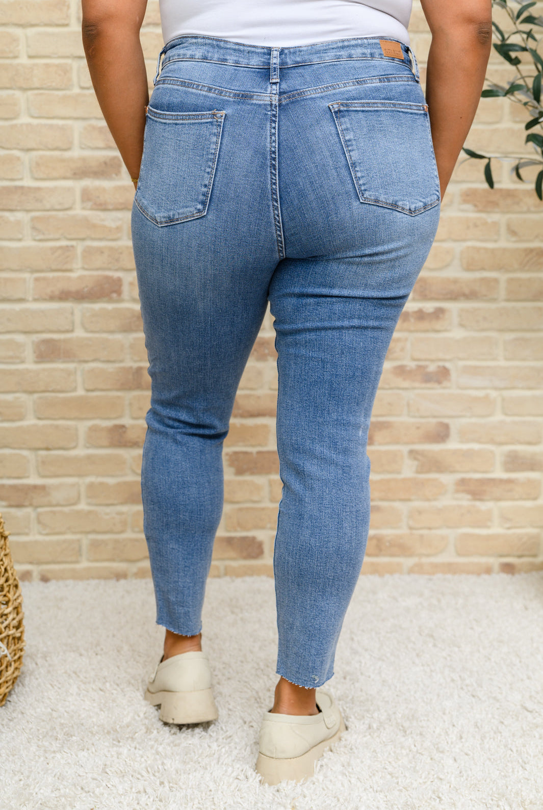 Judy Blue Becca Hi-Waisted Embroidered Pocket Relaxed Jeans-Jeans-Krush Kandy, Women's Online Fashion Boutique Located in Phoenix, Arizona (Scottsdale Area)