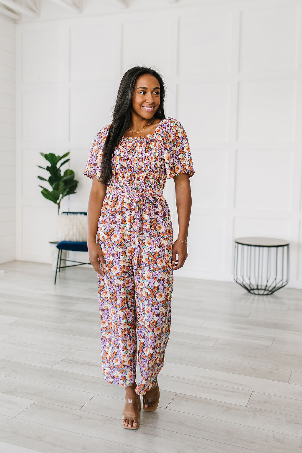 Better Than Fine Floral Jumpsuit-Jumpsuits & Rompers-Krush Kandy, Women's Online Fashion Boutique Located in Phoenix, Arizona (Scottsdale Area)