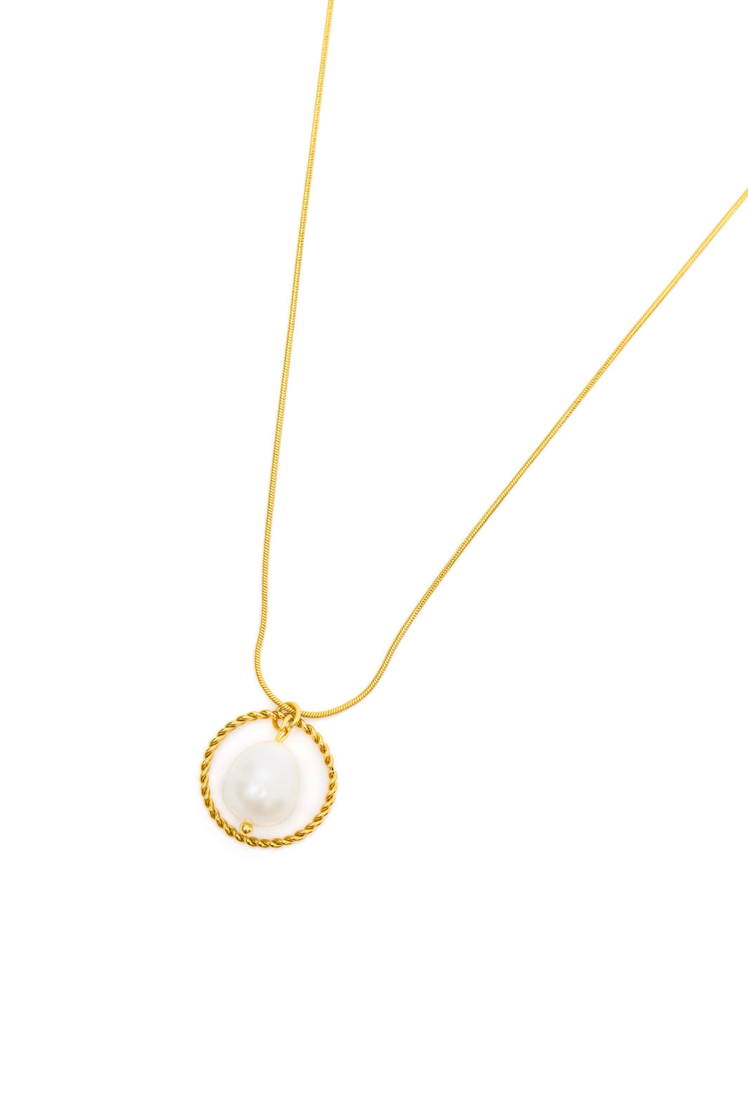 Center of the World Pearl Pendant Necklace-Necklaces-Krush Kandy, Women's Online Fashion Boutique Located in Phoenix, Arizona (Scottsdale Area)