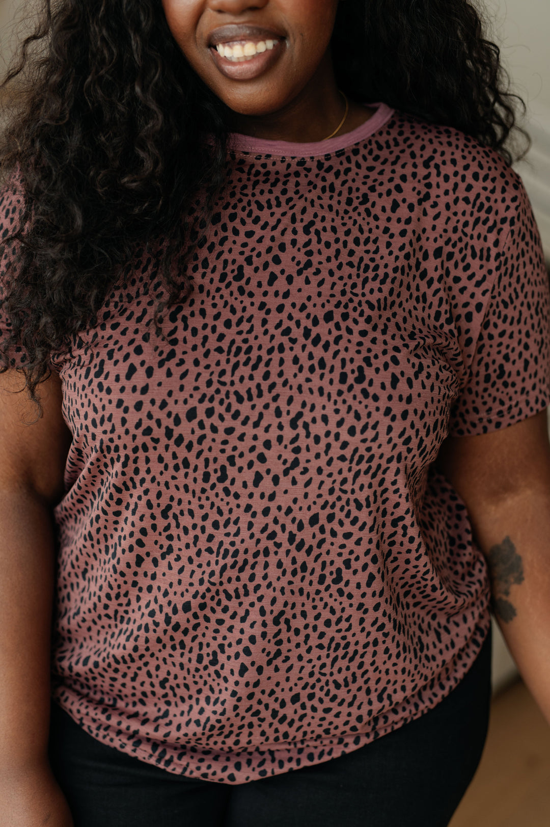 Cheetah Girl Short Sleeve Top-Short Sleeve Tops-Krush Kandy, Women's Online Fashion Boutique Located in Phoenix, Arizona (Scottsdale Area)