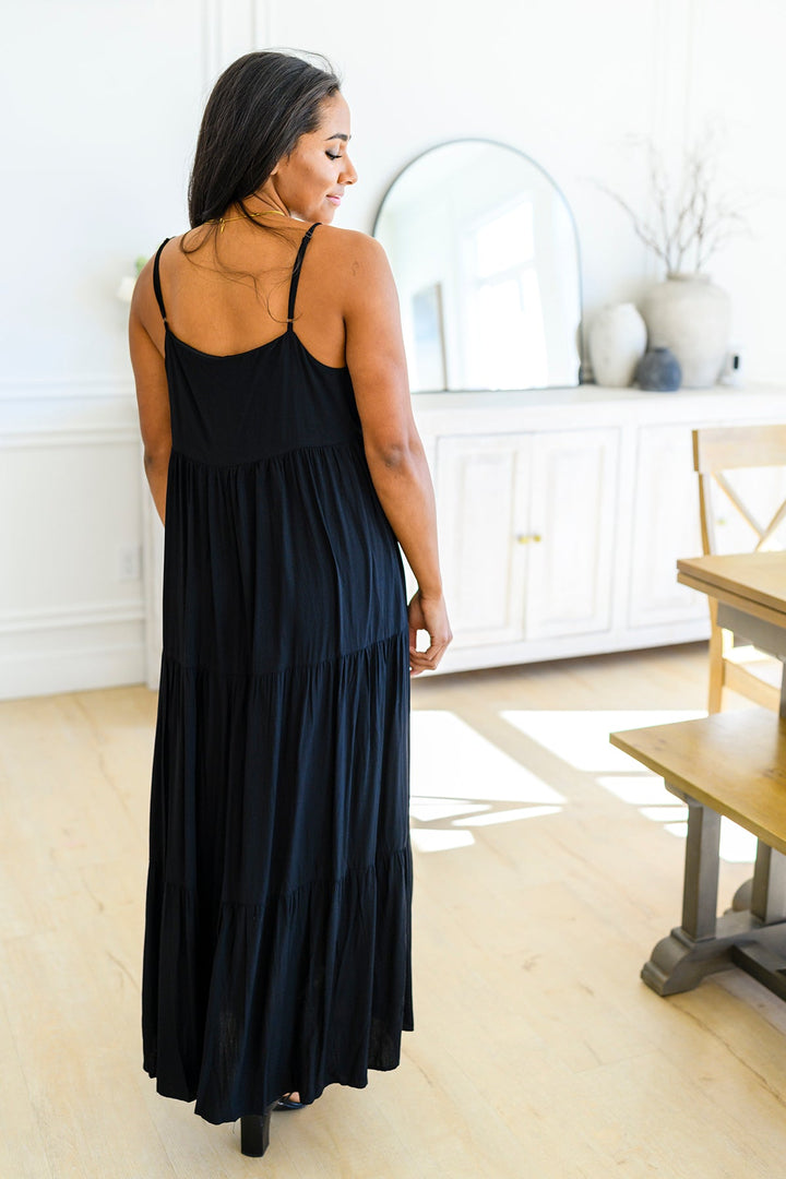 Classically Cool Tiered Maxi Dress-Dresses-Krush Kandy, Women's Online Fashion Boutique Located in Phoenix, Arizona (Scottsdale Area)