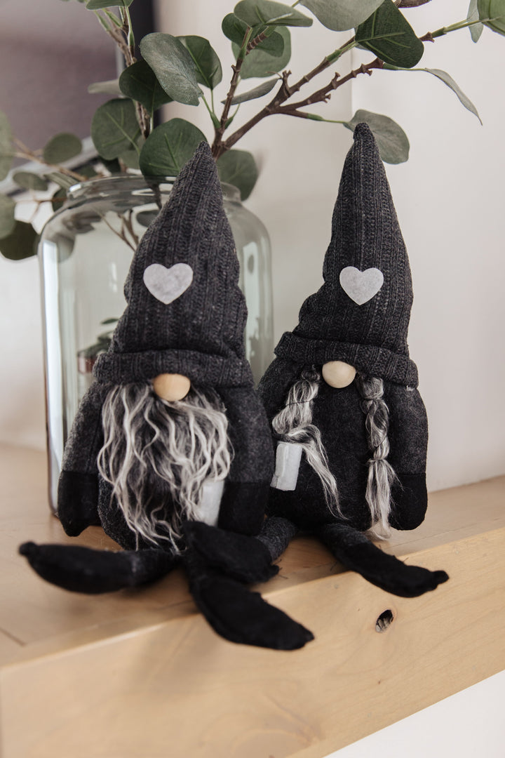 Coffee Lover Gnomes Set of 2 in Charcoal-Womens-Krush Kandy, Women's Online Fashion Boutique Located in Phoenix, Arizona (Scottsdale Area)