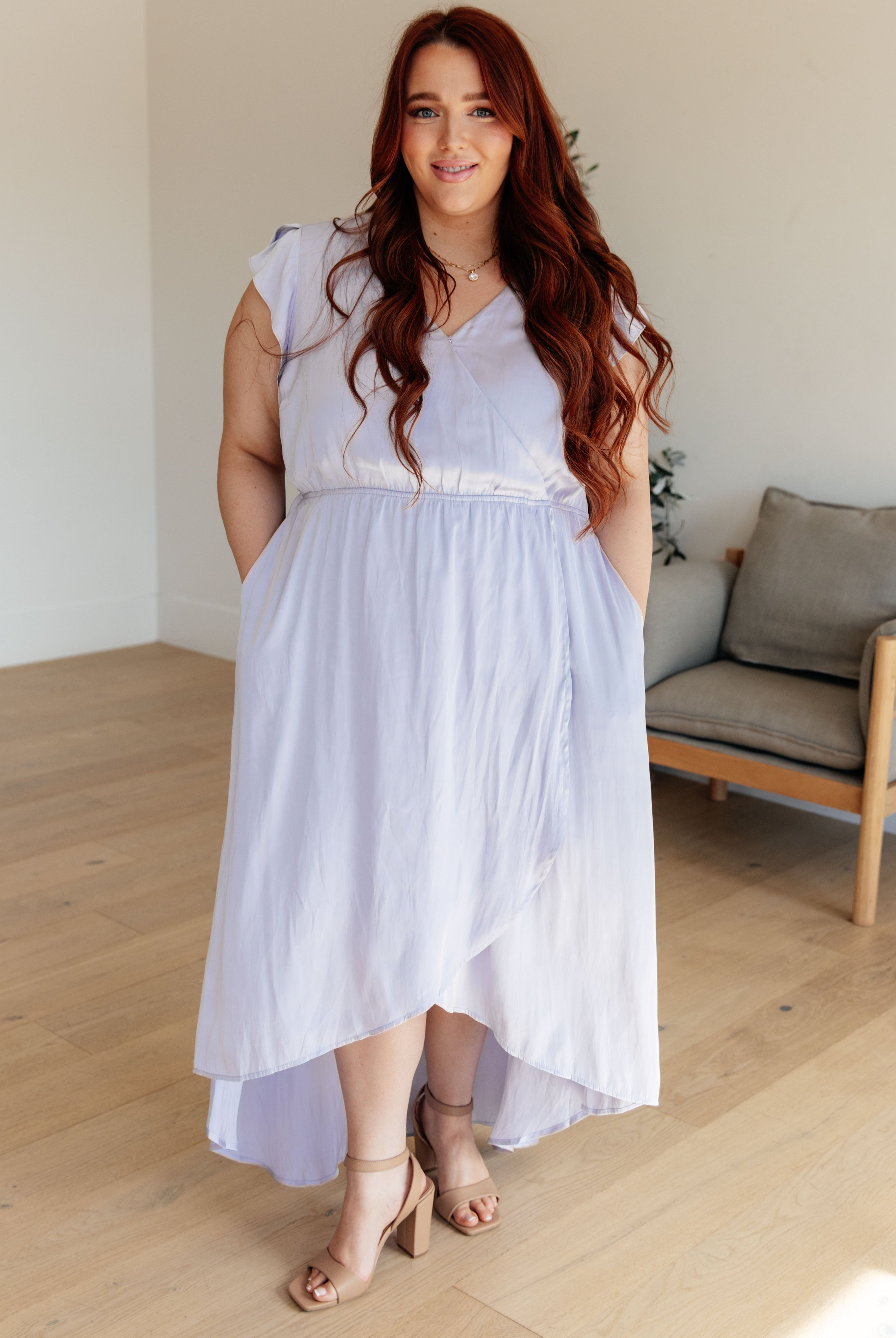 The Honeymoon Phase Flutter Sleeve Dress-Dresses-Krush Kandy, Women's Online Fashion Boutique Located in Phoenix, Arizona (Scottsdale Area)