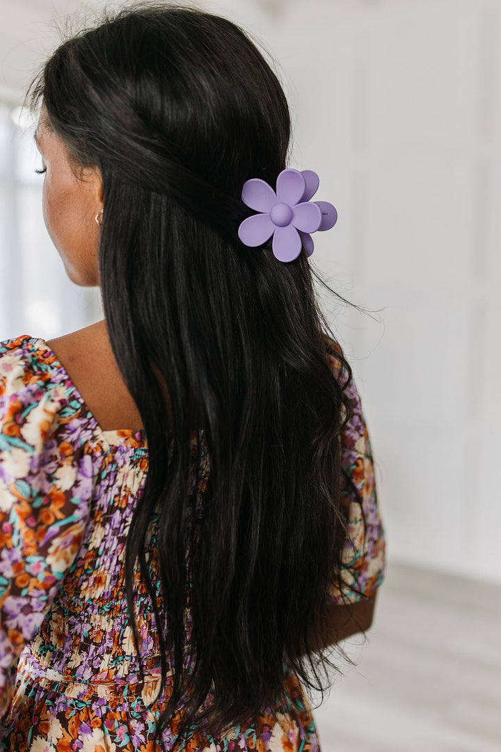 Daisy Claw in Lavender-Hair Accessories-Krush Kandy, Women's Online Fashion Boutique Located in Phoenix, Arizona (Scottsdale Area)