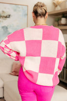 Don't Stop Me Now Checkered Cardigan-Cardigans-Krush Kandy, Women's Online Fashion Boutique Located in Phoenix, Arizona (Scottsdale Area)
