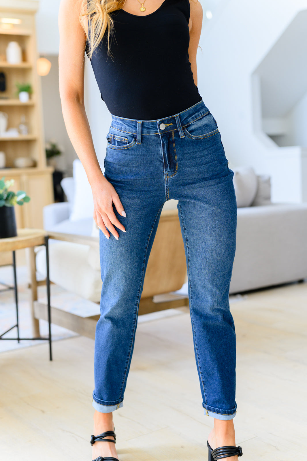 Judy Blue Downtown High Rise Boyfriend Jeans-Jeans-Krush Kandy, Women's Online Fashion Boutique Located in Phoenix, Arizona (Scottsdale Area)
