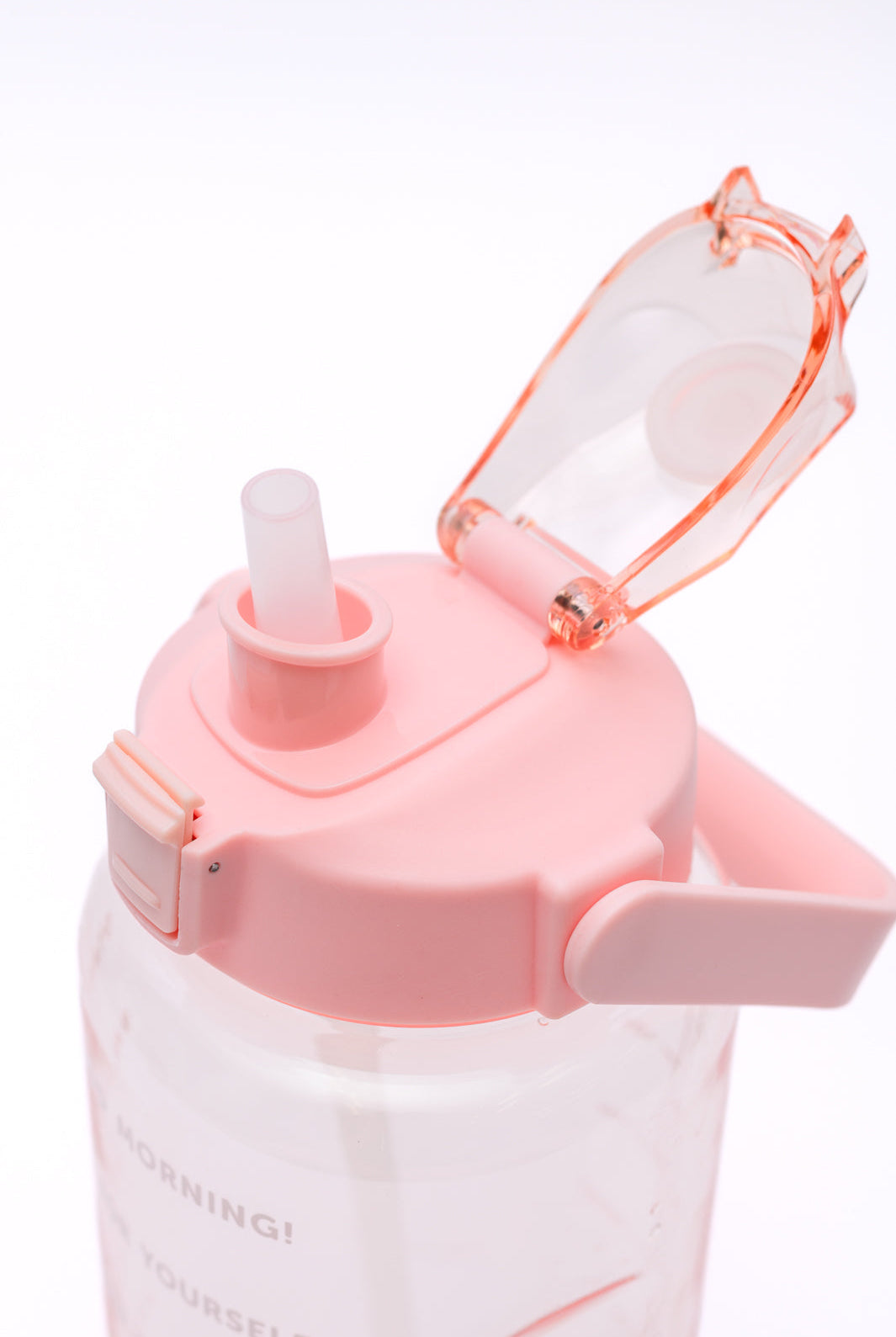 Elevated Water Tracking Bottle in Pink-Home Decor-Krush Kandy, Women's Online Fashion Boutique Located in Phoenix, Arizona (Scottsdale Area)
