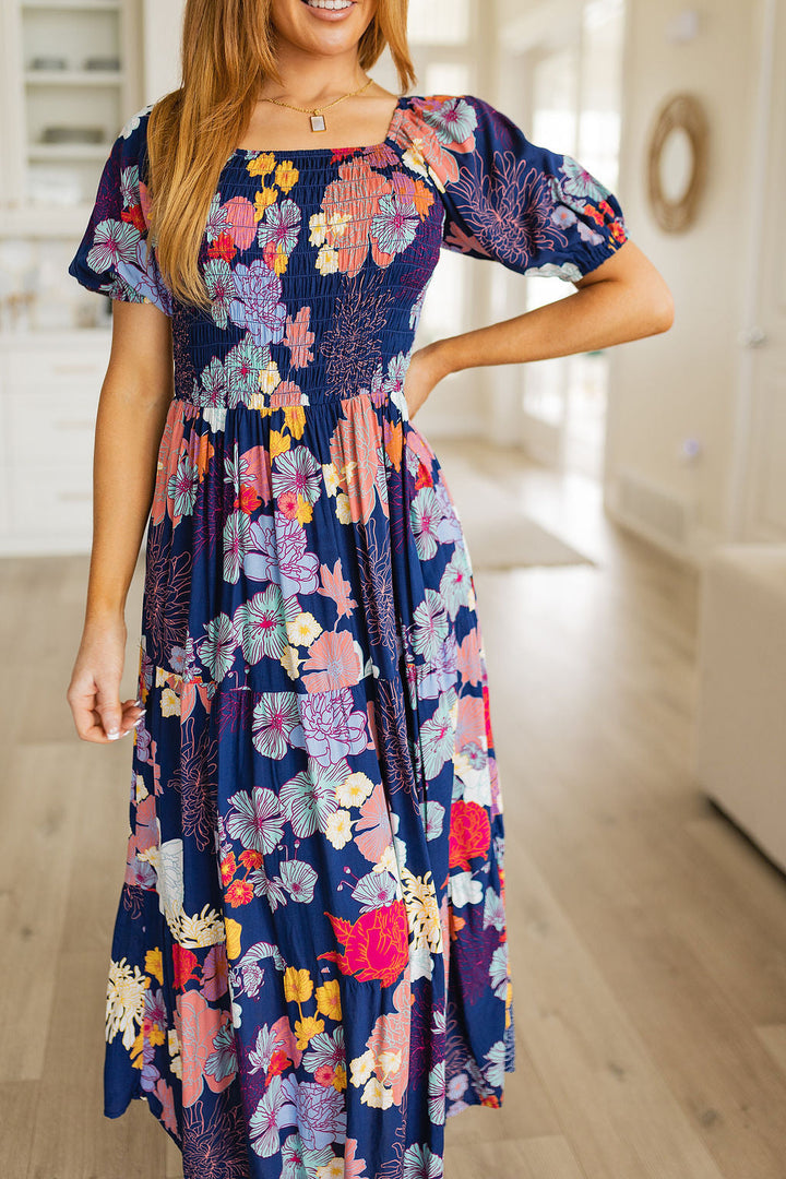 Farmer's Market Floral Maxi Dress-Dresses-Krush Kandy, Women's Online Fashion Boutique Located in Phoenix, Arizona (Scottsdale Area)
