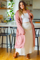 First Day Of Spring Jacket in Dusty Mauve-Jackets-Krush Kandy, Women's Online Fashion Boutique Located in Phoenix, Arizona (Scottsdale Area)