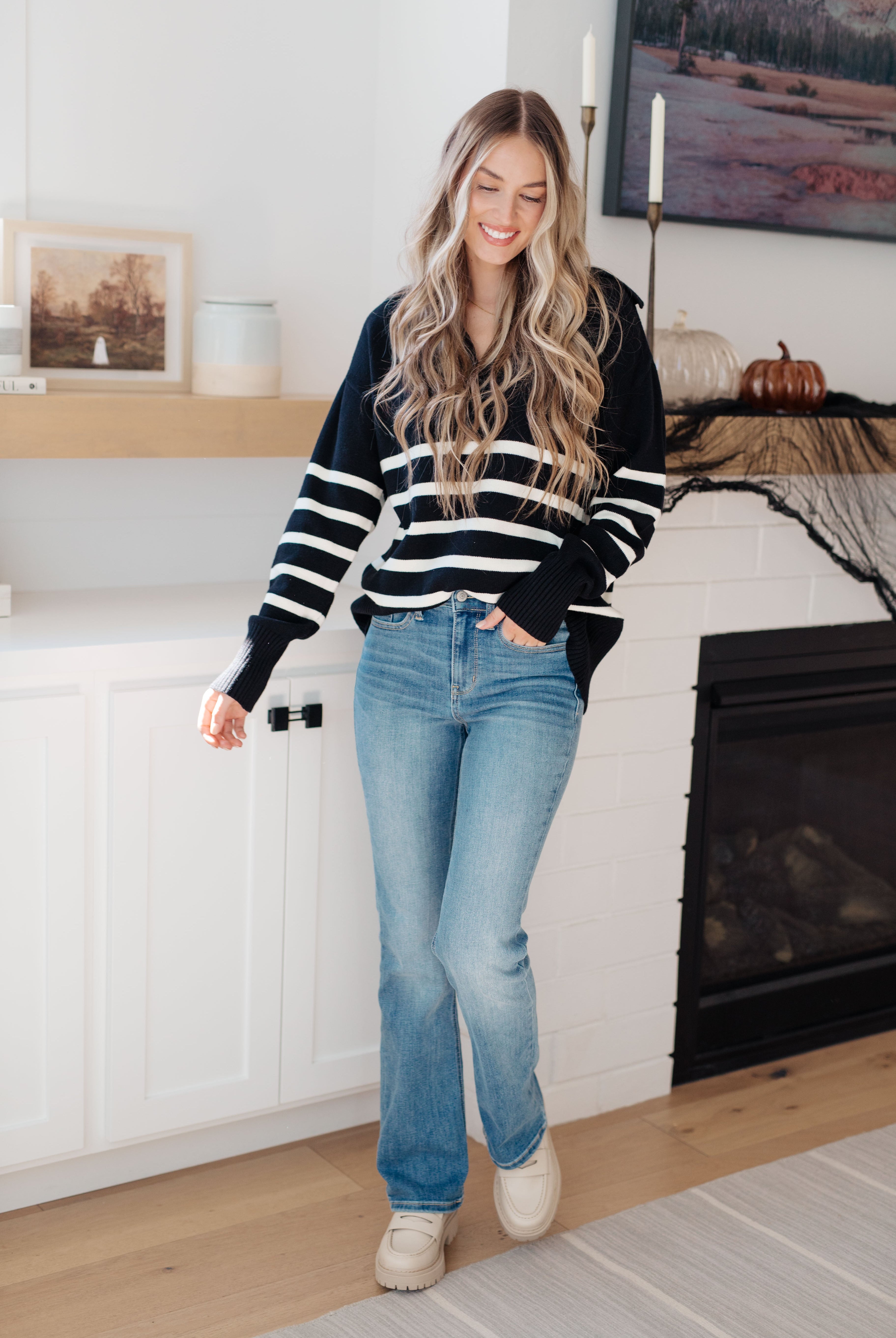 From Here On Out Striped Sweater-Sweaters-Krush Kandy, Women's Online Fashion Boutique Located in Phoenix, Arizona (Scottsdale Area)
