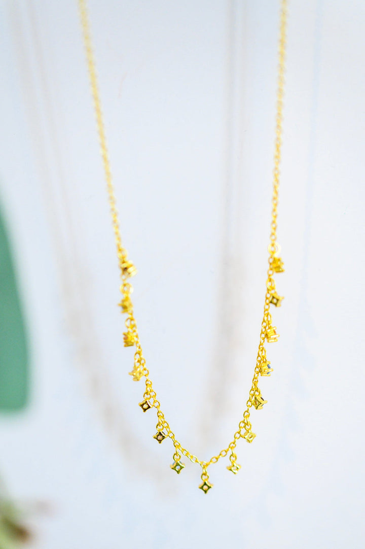 Linda Gems Pendant Necklace-Necklaces-Krush Kandy, Women's Online Fashion Boutique Located in Phoenix, Arizona (Scottsdale Area)