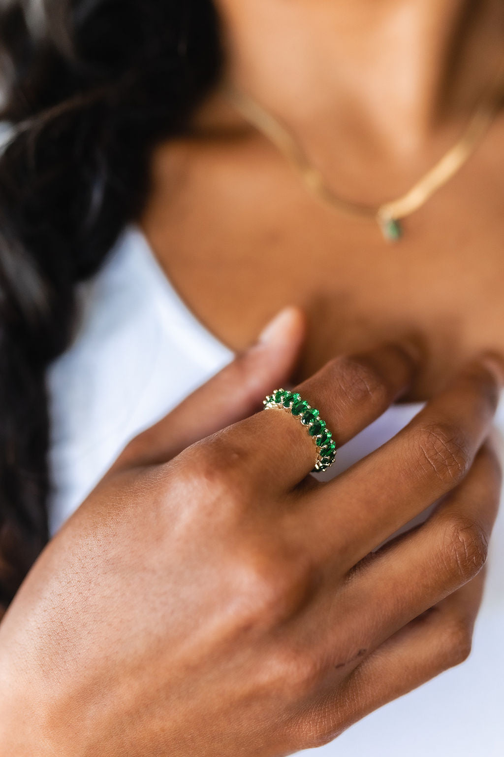 Green With Envy Ring-Rings-Krush Kandy, Women's Online Fashion Boutique Located in Phoenix, Arizona (Scottsdale Area)