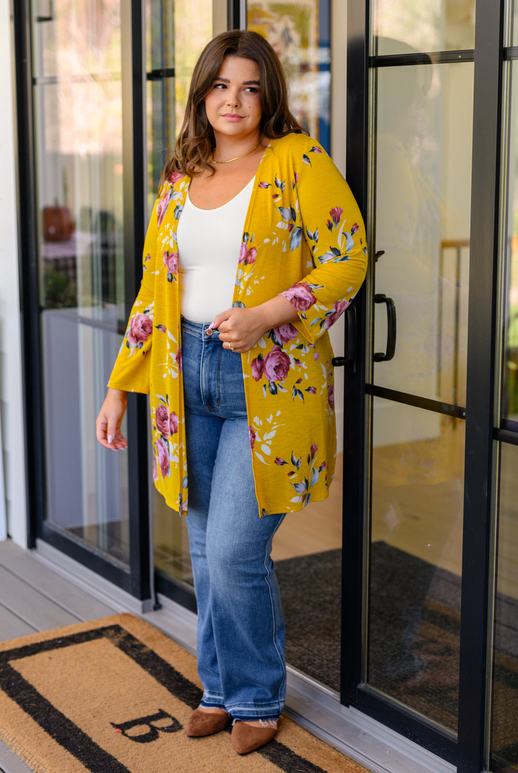 Grow As You Go Floral Cardigan-Cardigans-Krush Kandy, Women's Online Fashion Boutique Located in Phoenix, Arizona (Scottsdale Area)