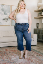 Hayes High Rise Wide Leg Crop Jeans-Jeans-Krush Kandy, Women's Online Fashion Boutique Located in Phoenix, Arizona (Scottsdale Area)