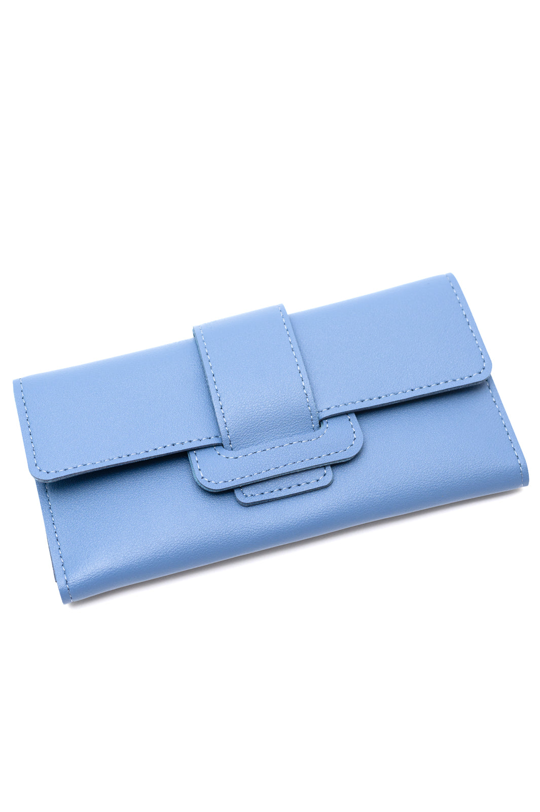 Hello Spring Oversized Wallet in Light Blue-Purses & Bags-Krush Kandy, Women's Online Fashion Boutique Located in Phoenix, Arizona (Scottsdale Area)