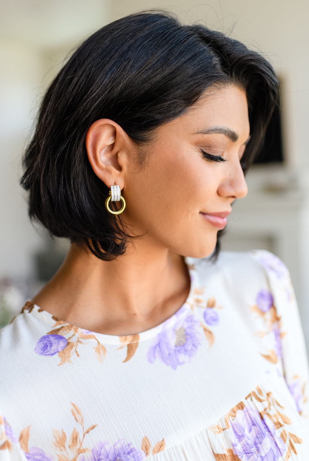 High Class Hoop Earrings-Earrings-Krush Kandy, Women's Online Fashion Boutique Located in Phoenix, Arizona (Scottsdale Area)