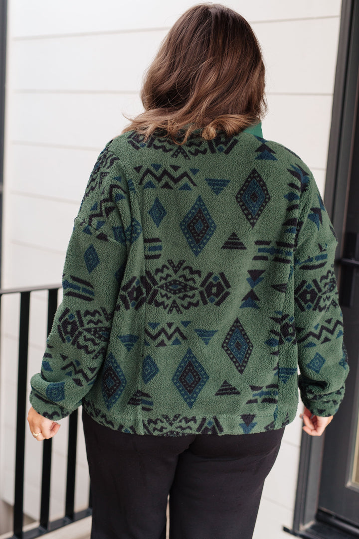 High Perspective Geometric Fleece-Jackets-Krush Kandy, Women's Online Fashion Boutique Located in Phoenix, Arizona (Scottsdale Area)