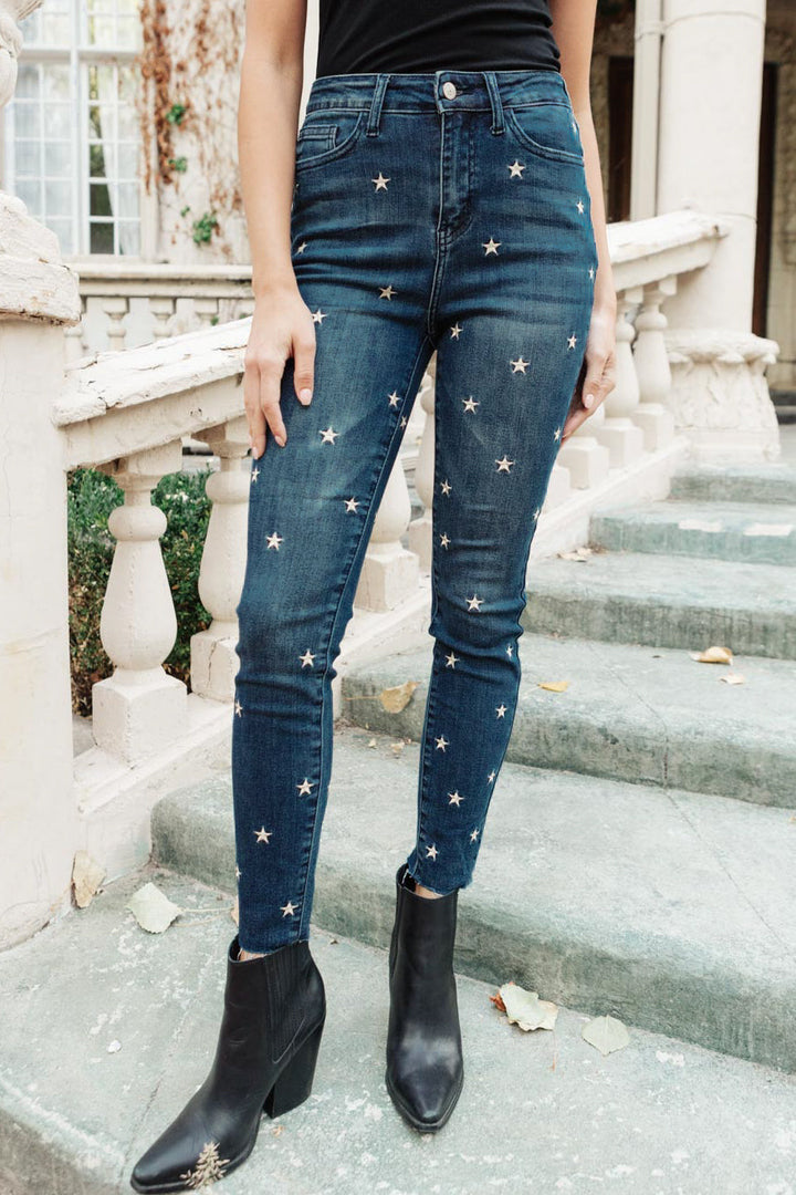 Judy Blue High Rise Starlight Skinnies-Jeans-Krush Kandy, Women's Online Fashion Boutique Located in Phoenix, Arizona (Scottsdale Area)