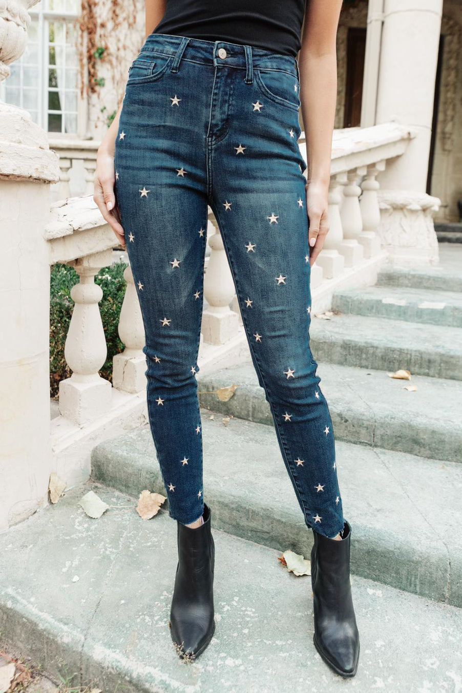 Judy Blue High Rise Starlight Skinnies-Jeans-Krush Kandy, Women's Online Fashion Boutique Located in Phoenix, Arizona (Scottsdale Area)