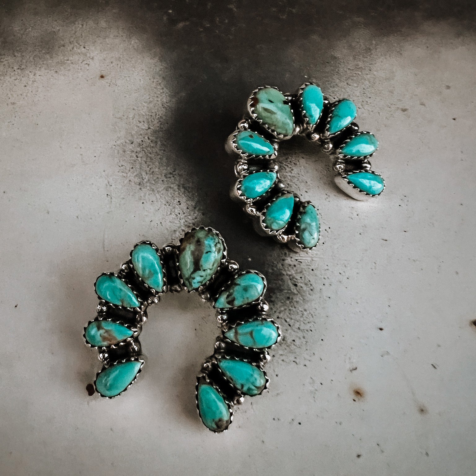 Camila Horseshoe Turquoise Earring | PRE ORDER NOW OPEN-Earrings-Krush Kandy, Women's Online Fashion Boutique Located in Phoenix, Arizona (Scottsdale Area)