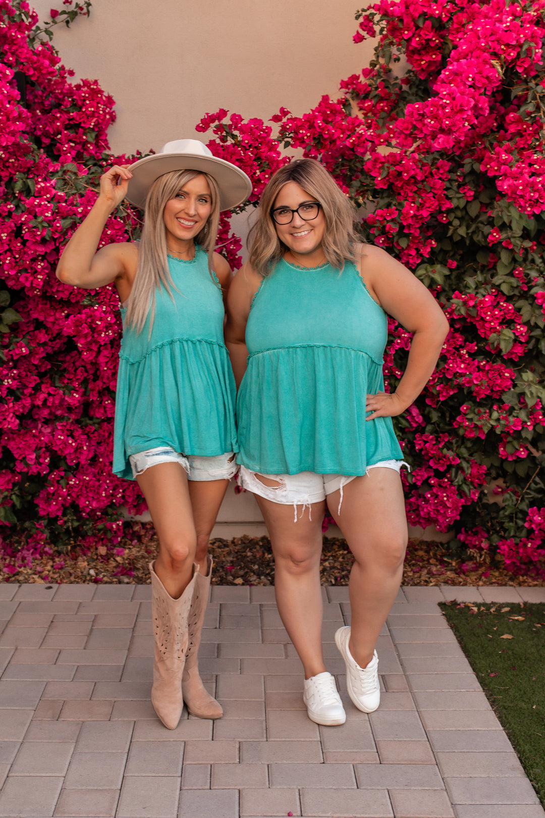 (S-3X, 10 Colors!) POL Most Flattering Baby Doll Tank-Tanks-Krush Kandy, Women's Online Fashion Boutique Located in Phoenix, Arizona (Scottsdale Area)