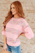 In the Cards Striped Sweater-Sweaters-Krush Kandy, Women's Online Fashion Boutique Located in Phoenix, Arizona (Scottsdale Area)