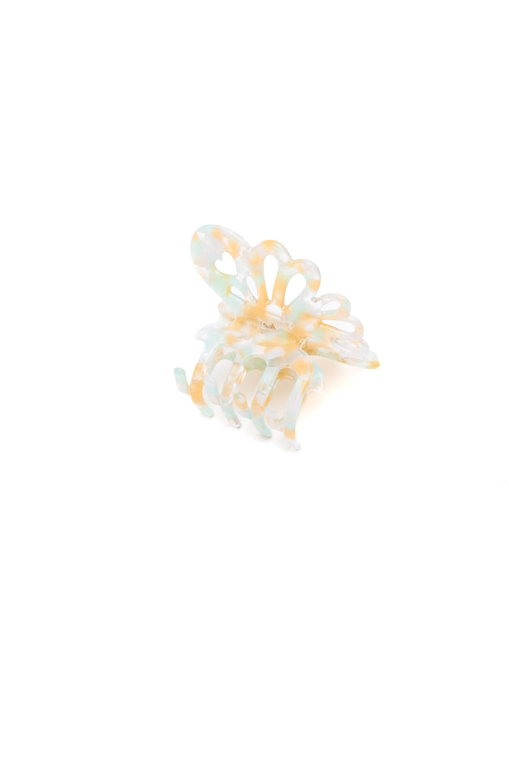 Ivory Butterfly Claw Clip-Hair Accessories-Krush Kandy, Women's Online Fashion Boutique Located in Phoenix, Arizona (Scottsdale Area)