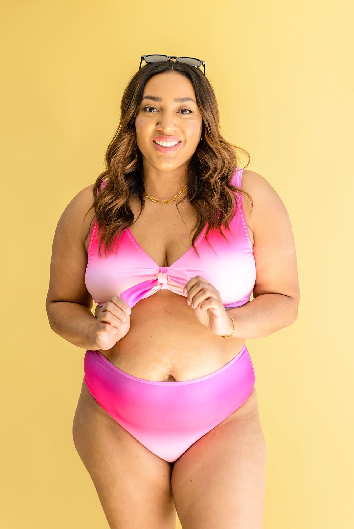 Jamaica Ombre Two Piece Swimsuit-Womens-Krush Kandy, Women's Online Fashion Boutique Located in Phoenix, Arizona (Scottsdale Area)