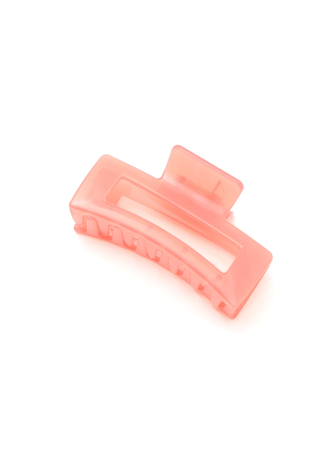 Jelly Rectangle Claw Clip in Watermelon-Hair Accessories-Krush Kandy, Women's Online Fashion Boutique Located in Phoenix, Arizona (Scottsdale Area)